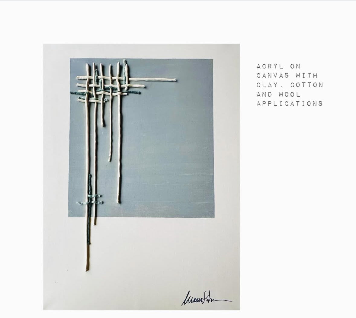 Crossed paths canvas