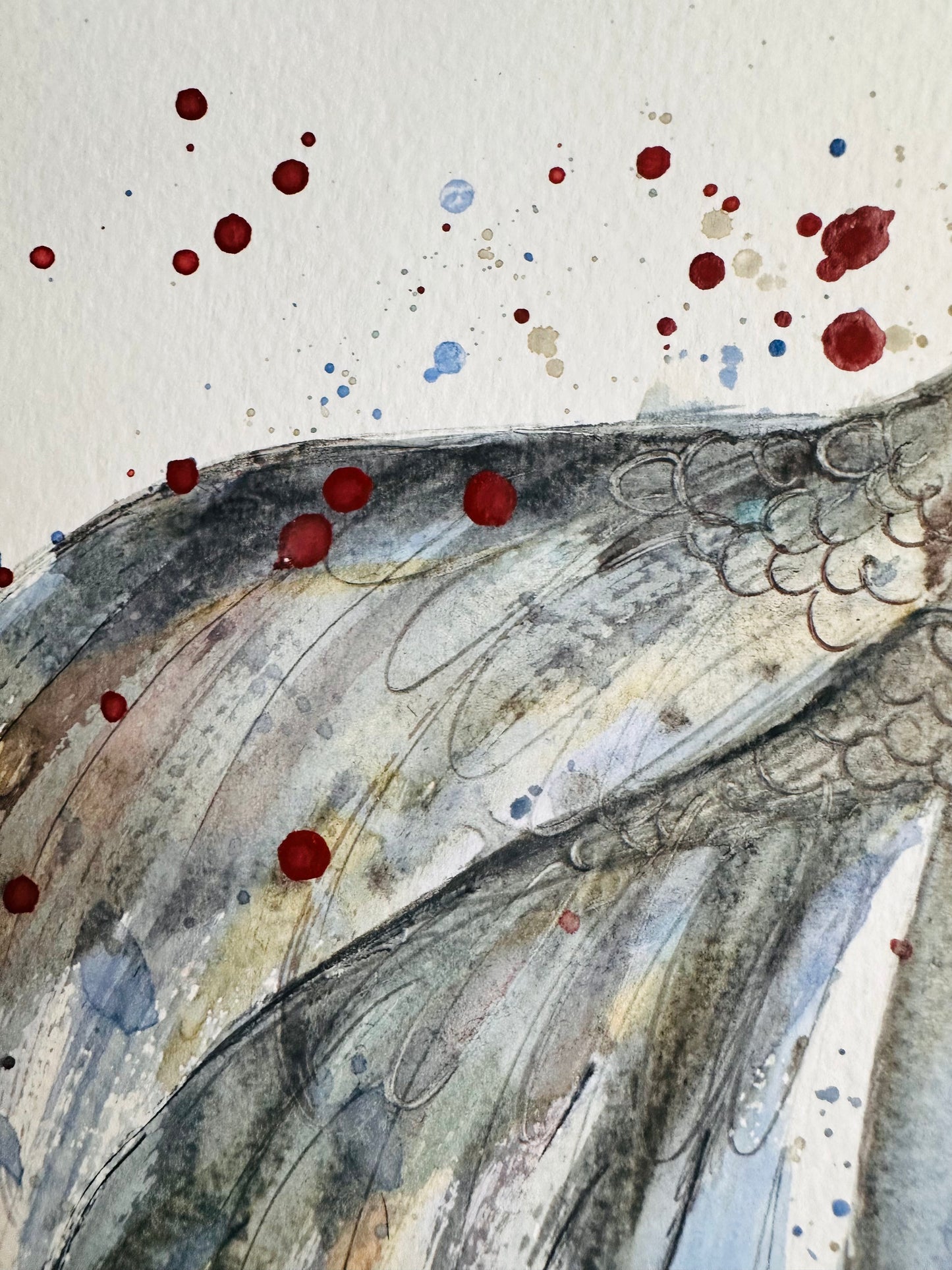 Watercolour Hummingbird