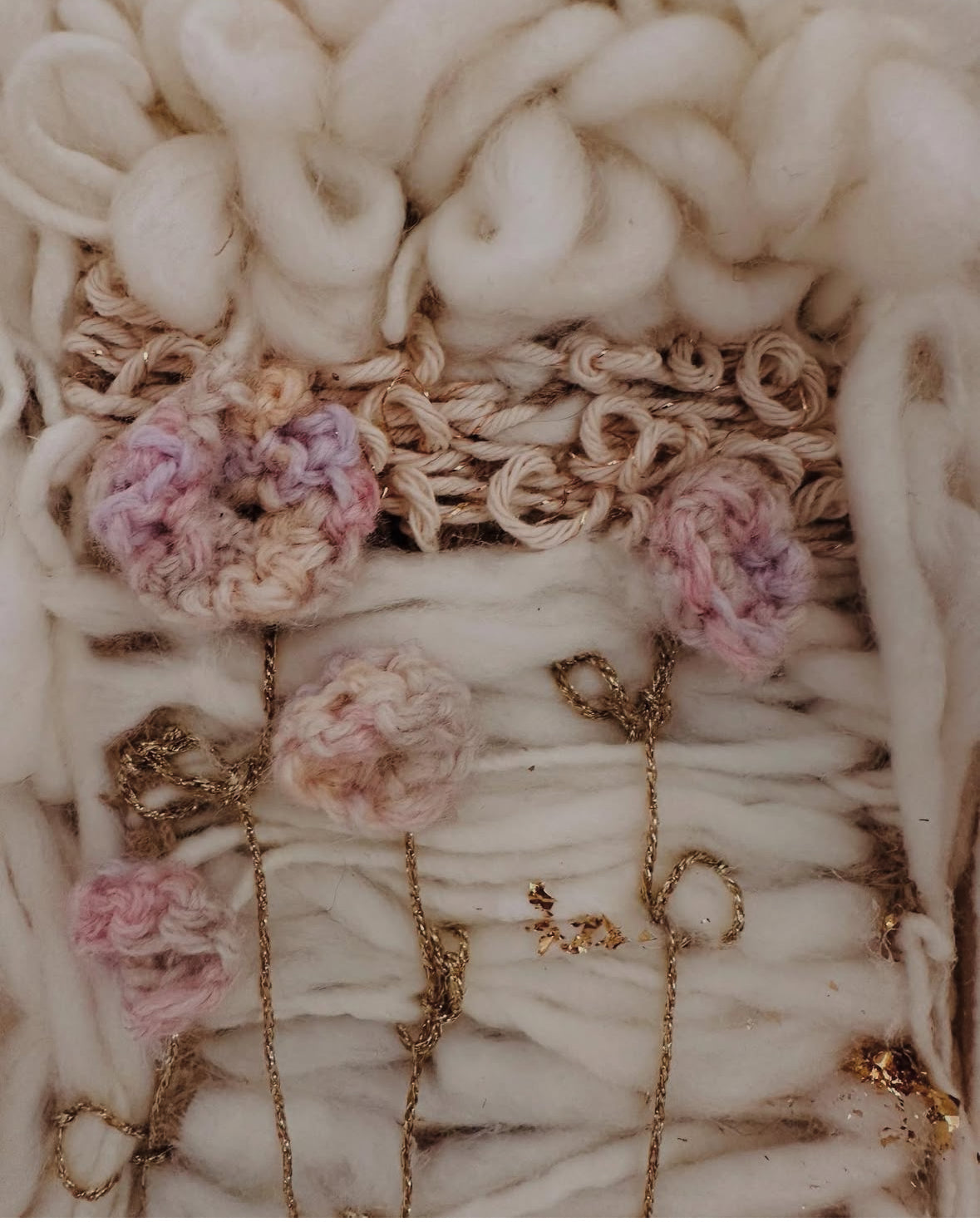 Magic garden - Fiber Art Composition