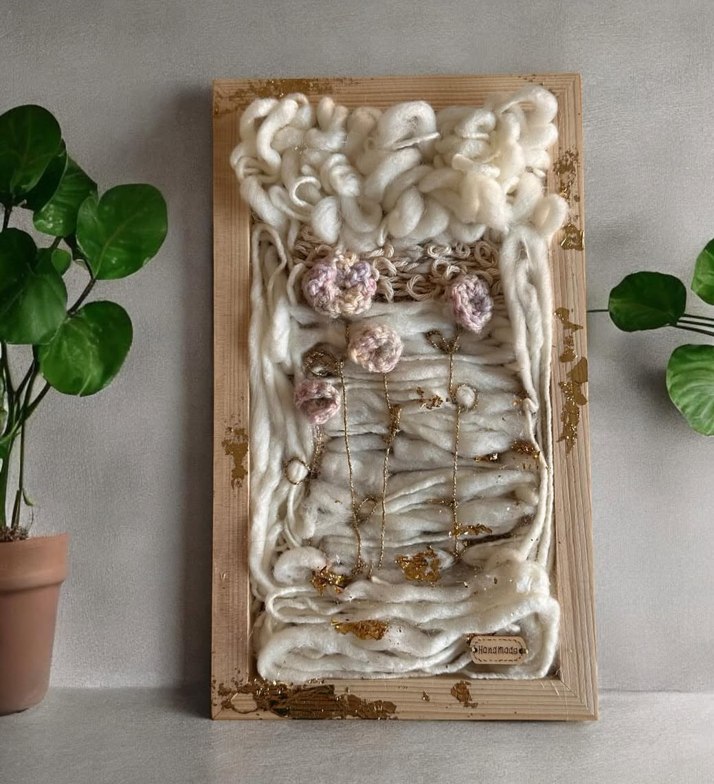 Magic garden - Fiber Art Composition