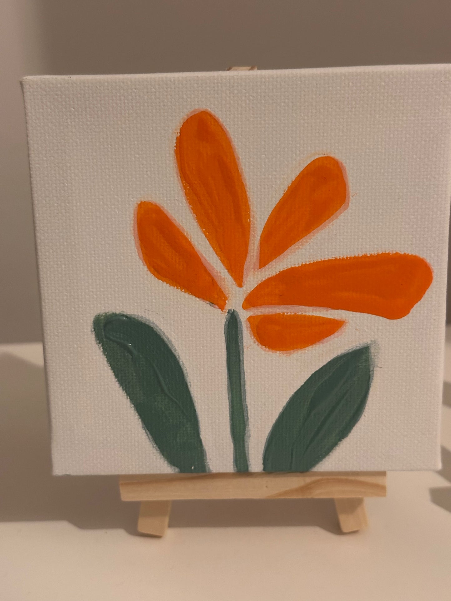 Flower mini canvas