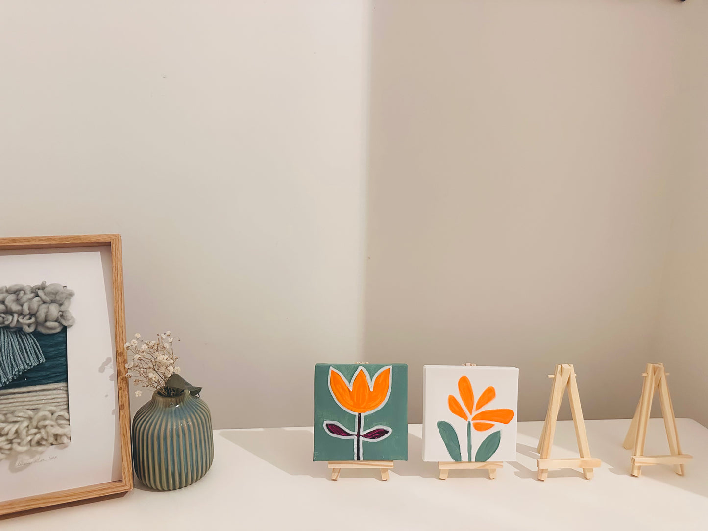 Flower mini canvas