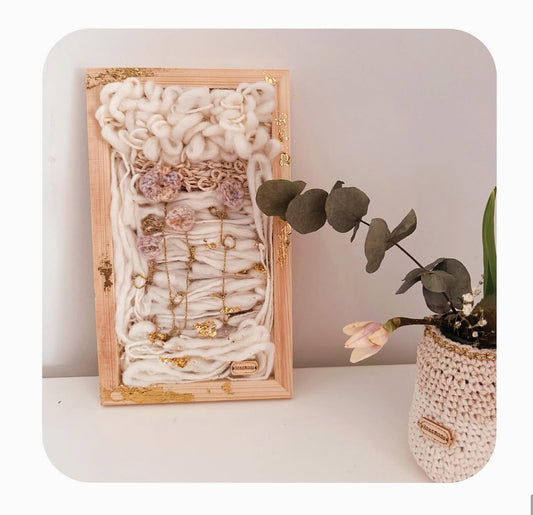Magic garden - Fiber Art Composition
