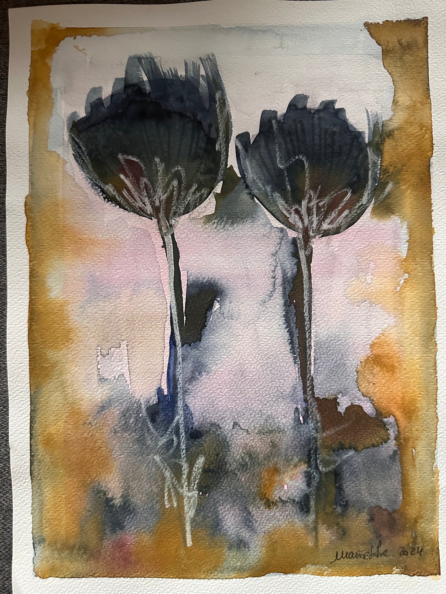 Watercolour Bloom #W6